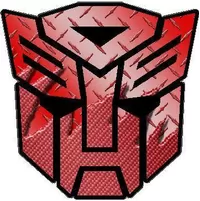 Transformers Autobot Red Carbon Plate Decal / Sticker