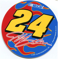 24 Jeff Gordon Decal / Sticker