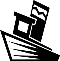 Tug Boat Decal / Sticker 01