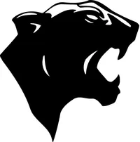 Cougars / Panthers Mascot Decal / Sticker 01