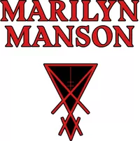 Marilyn Manson Lettering Logo Decal / Sticker 09