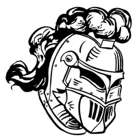 Knights Mascot Head Decal / Sticker 6