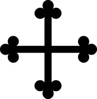 Christian Cross Decal / Sticker 24