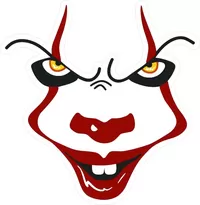 Pennywise the Clown Sticker It, Waterproof Vinyl Decal