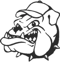 Bulldog Decal / Sticker 07