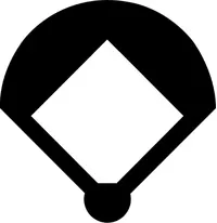 Baseball Diamond Decal / Sticker 02