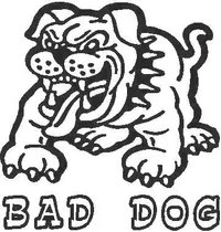 Bad Dog Decal / Sticker