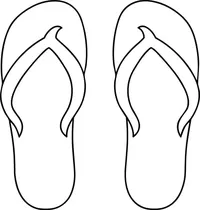 Flip-Flops Decal / Sticker 02