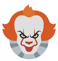 Pennywise The IT Clown Decal / Sticker 04