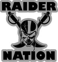 Raider Nation Decal / Sticker 03
