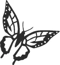 Butterfly Decal / Sticker 01