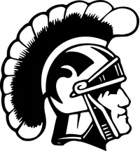 Trojan Mascot Decal / Sticker 01