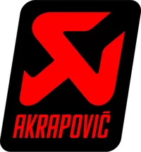 Black and Red Akrapovic Decal / Sticker 36