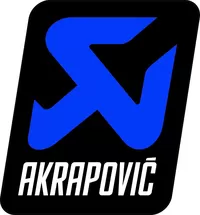 Black, Blue and White Akrapovic Decal / Sticker 41