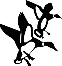 Duck Life Duck Duck Decal 7x2 Inch 