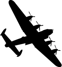 Bomber Airplane Decal / Sticker 04