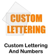 Custom Die-Cut Transfer Decal / Sticker Quote (Single Color High Volume) Custom Lettering