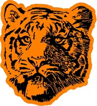 Tigers Mascot Decal / Sticker