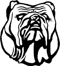 Bulldog Mascot Decal / Sticker