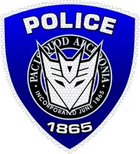 Decepticon Police Shield Decal / Sticker 32