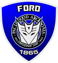 Ford Police Shield Decal / Sticker 44