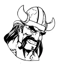 Vikings Mascot Decal / Sticker