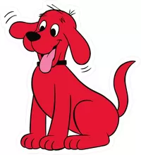 Clifford Big Red Dog Decal / Sticker 04