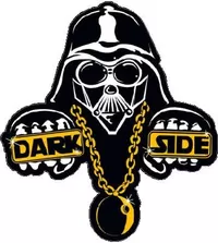 Star Wars Dark Side Bling Gangsta Decal / Sticker 02