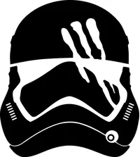 Star Wars Finn Helmet Decal / Sticker 03