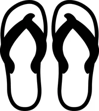 Flip-Flops Decal / Sticker 04