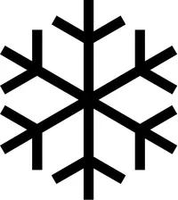 Snow Flake Decal / Sticker 05