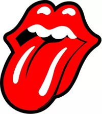 Rolling Stones Tongue Decal / Sticker 03