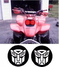 400EX Autobot Headlight Covers Decal / Sticker