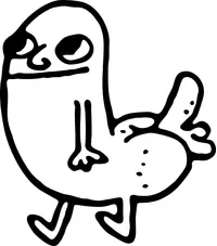 DickButt Decal / Sticker01