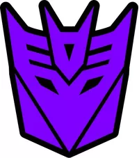 Purple Decepticon Decal / Sticker 40