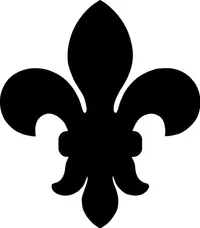 Fleur-De-Lis Decal / Sticker 05