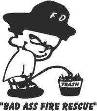 Fireman Boy Decal / Sticker 02