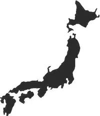 Japan Map Decal / Sticker