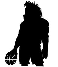 Basketball Horse Mascot Decal / Sticker 2