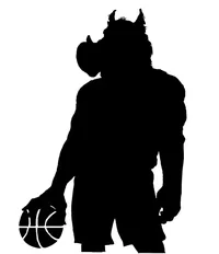 Basketball Razorbacks Mascots Decal / Sticker 2