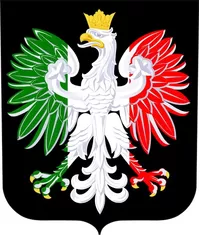 Polish Coat of Arms with Italian Flag Decal / Sticker 05