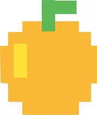 Pac-Man Orange Decal / Sticker 13