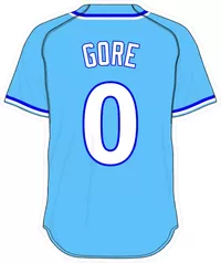 0 Terrance Gore Powder Blue Jersey Decal / Sticker