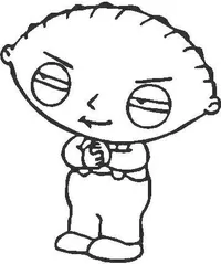 Family Guy Stewie Decal / Sticker 01