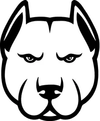 Pitbull Decal / Sticker 08