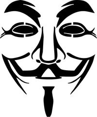 V For Vendetta Anonymous Decal / Sticker 05