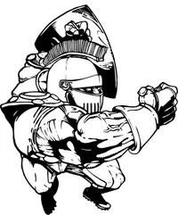 Knights Mascot Decal / Sticker