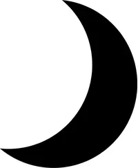 Moon or Eclipse Decal / Sticker 02