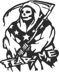 Fear Me Grim Reaper Decal / Sticker