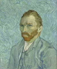Van Gogh Self Portrait Decal / Sticker 01